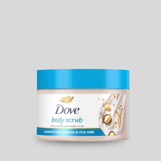 DOVE Crushed Macadamia & Rice Milk Moderate Exfoliating Scrub