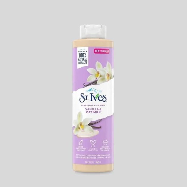 ST IVES PAMPERING VANILLA & OAT MILK BODY WASH