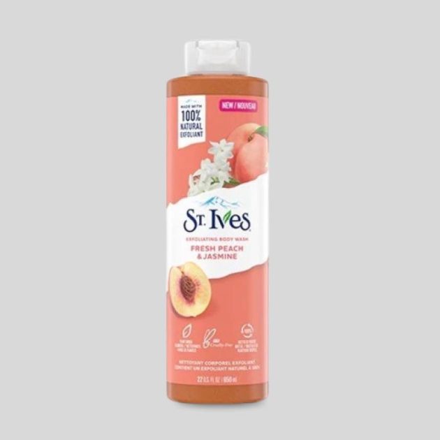 ST IVES EXFOLIATING FRESH PEACH & JASMINE BODY WASH