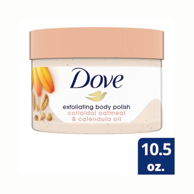 Dove Colloidal Oatmeal & Calendula Oil Gentle Exfoliating Body Polish - Image 2