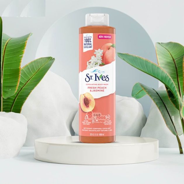 ST IVES EXFOLIATING FRESH PEACH & JASMINE BODY WASH - Image 2