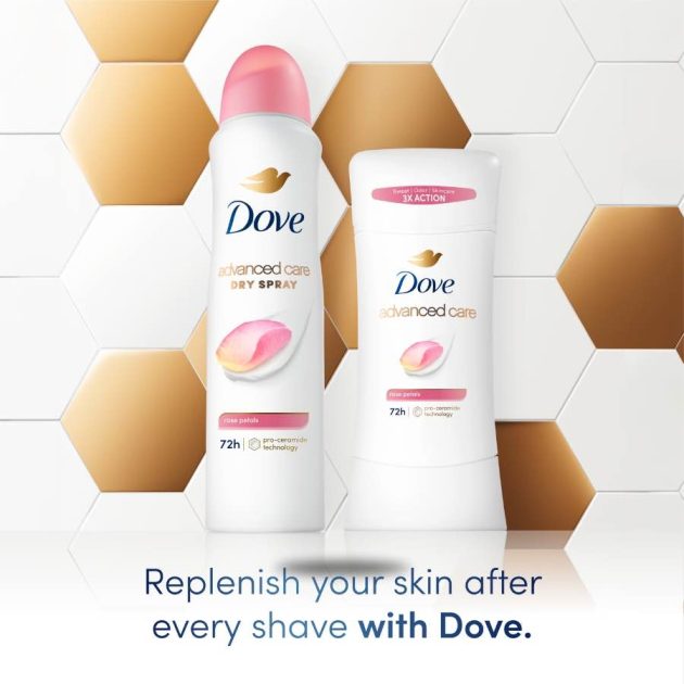 Dove Advanced Care Rose Petals Antiperspirant Dry Spray - Image 3