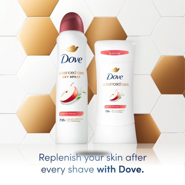 Dove Advanced Care Apple & White Tea Antiperspirant Dry Spray - Image 3