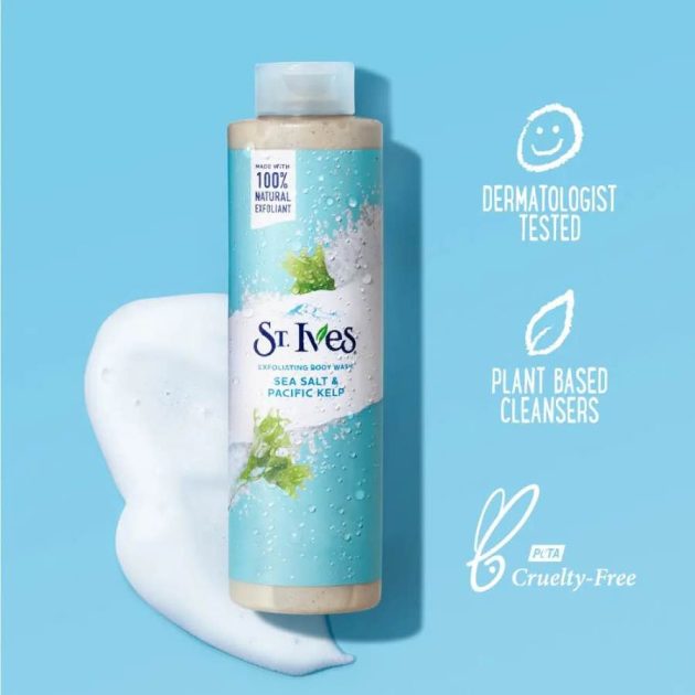 ST IVES EXFOLIATING SEA SALT & PACIFIC KELP BODY WASH - Image 2