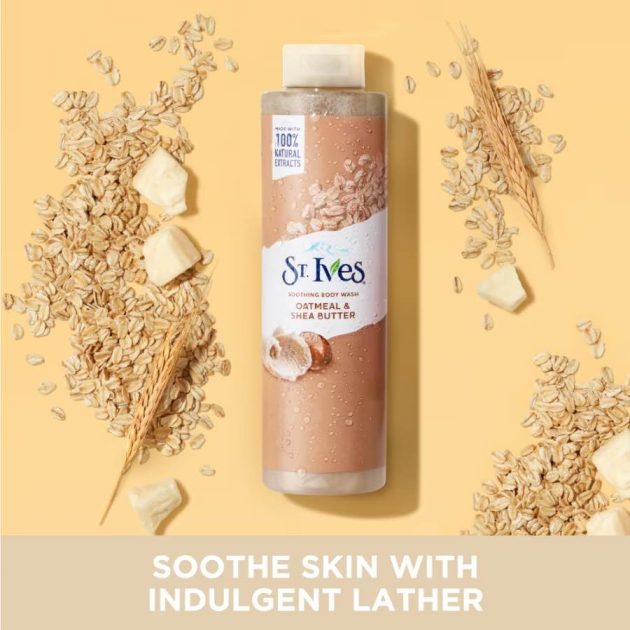 ST IVES SOOTHING OATMEAL & SHEA BUTTER BODY WASH - Image 2